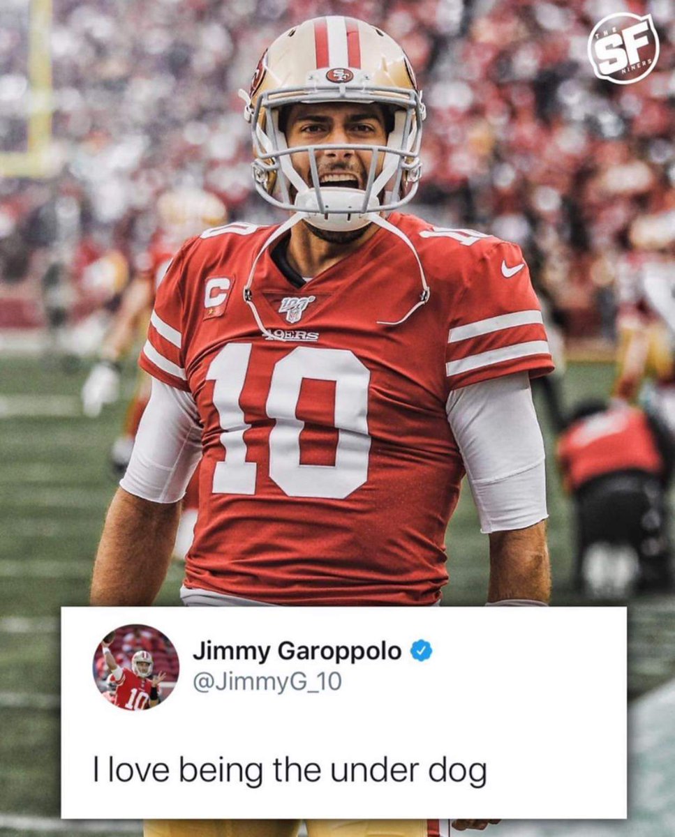 Jimmy G AKA Mr Clutch has a message for everyone... 