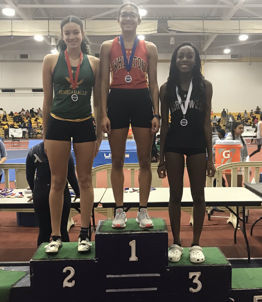 MCPSAthletics's tweet photo. Results are in for the Girls’ High Jump .. Congratulations to @NWJagSports Alice Adarkwa (Student Athlete Leadership Council member) for placing 3rd, @SVHSathletics Alycia Rivera in 2nd, and your 2020 County High Jump  Champion is @WheatonAD Madison Depry! #WeRAISE https://t.co/RB9azZSLo7