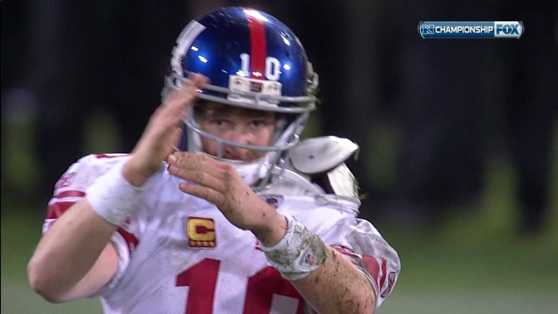 BoldBiasSports's tweet photo. “He was a compiler!”

“The defense carried him!”

“2 lucky throws!”

Guess what?

He did it.

#GiantsPride https://t.co/fTu4WLzIAW