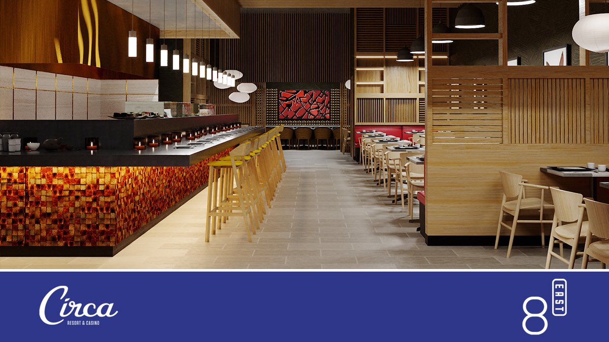 Inspired by the metropolitan markets of Asia mixed with an urban contemporary vibe, 8 East offers tastes from authentic Japanese bowls to fusion wonton dishes. A concept inspired by celebrated Las Vegas Chef Dan Coughlin, founder of Downtown Las Vegas hot spot <a href="/lethaivegas/">Le Thai</a>.