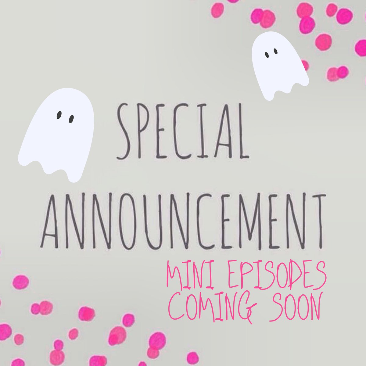 Something new is coming soon- mini episodes to help bridge the gap between our standard episodes. How awesome is this?! 👻 #podcast #paranormal