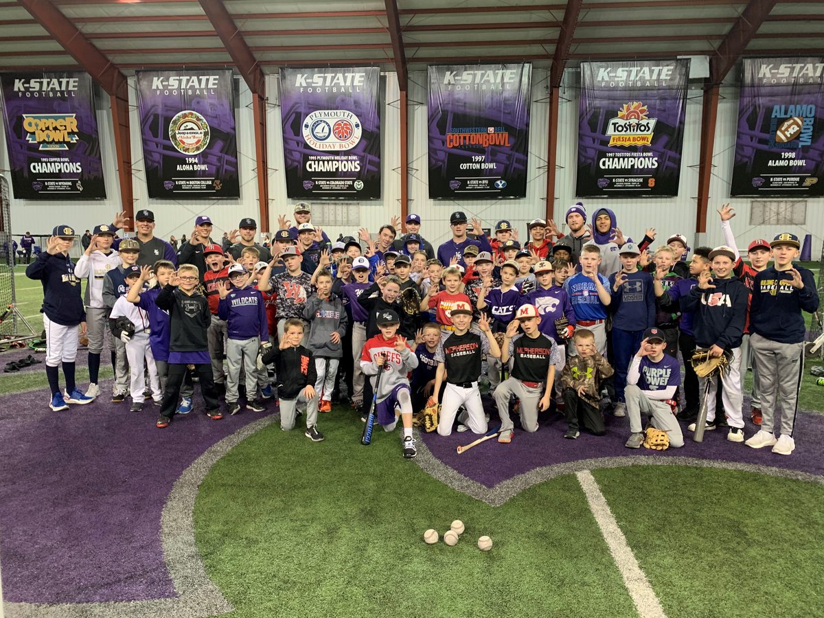 Another great turnout at the MLK Day Youth Skills Camp! ⚾️ #culture #KSTATE <a href="/KStateBSB/">K-State Baseball</a> 

🚨Summer Youth Camp dates coming soon!!🚨