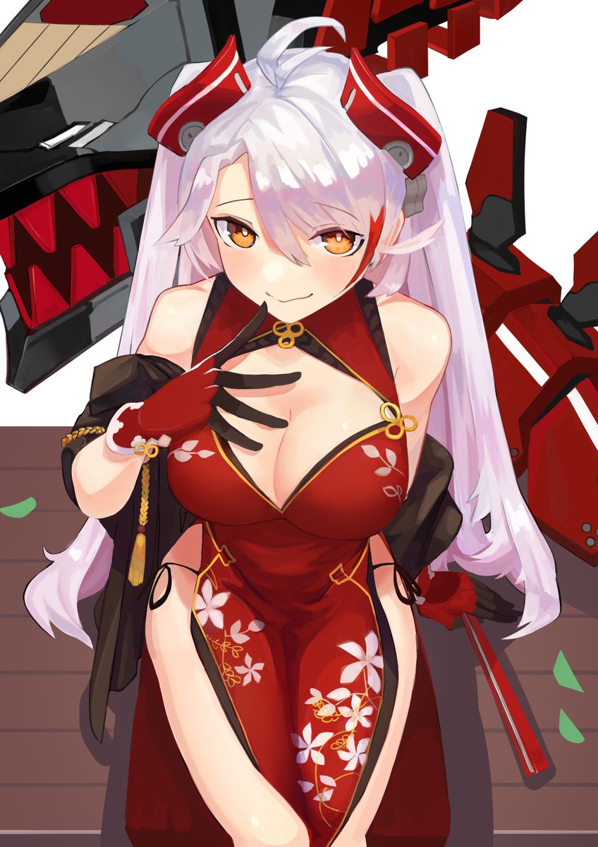 春節衣装のプリンツオイゲン アズレン アズールレーン Https T Co