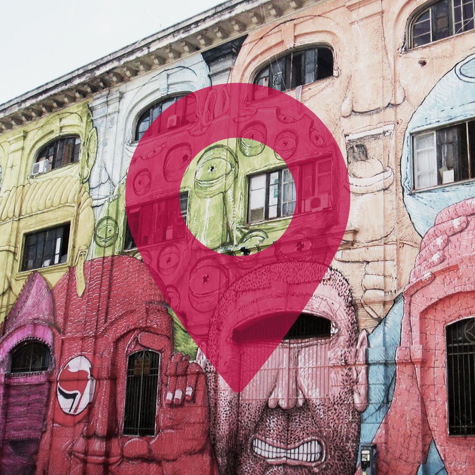 FoodPony's tweet photo. Vediamo quanto conosciamo le città, in che zona di Roma si trova questo murale? #FoodPony #InTheCity https://t.co/ld8IT0yzVs