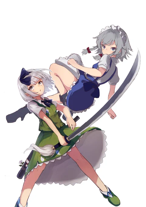 平日おはようイラストチャレンジ133回目
はい!!!!!
御覧の通り!!!!
妖夢の塗りしか終わってません!!!!!!!!
難しかったんだ俺は悪くねぇ!!!!!!
ごめんなさい!!!!!! 