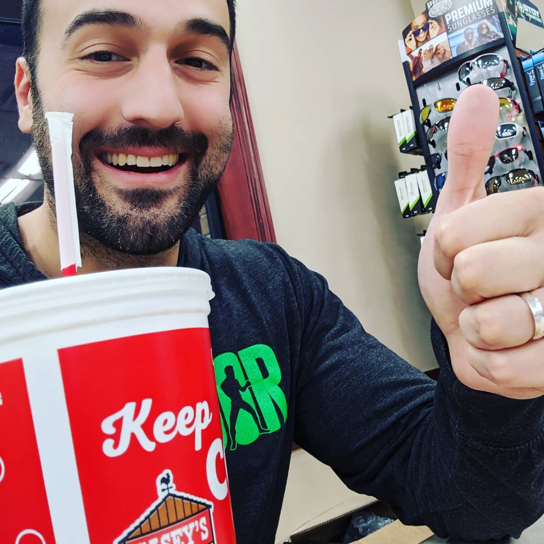 TafGato's tweet photo. #CaseysGeneralStore is great, but so is the gentle reminder that you need to wear shoes in the dining area of our hotel. Oh yeah and @brandonalvis is the man too https://t.co/WzB4isskx5