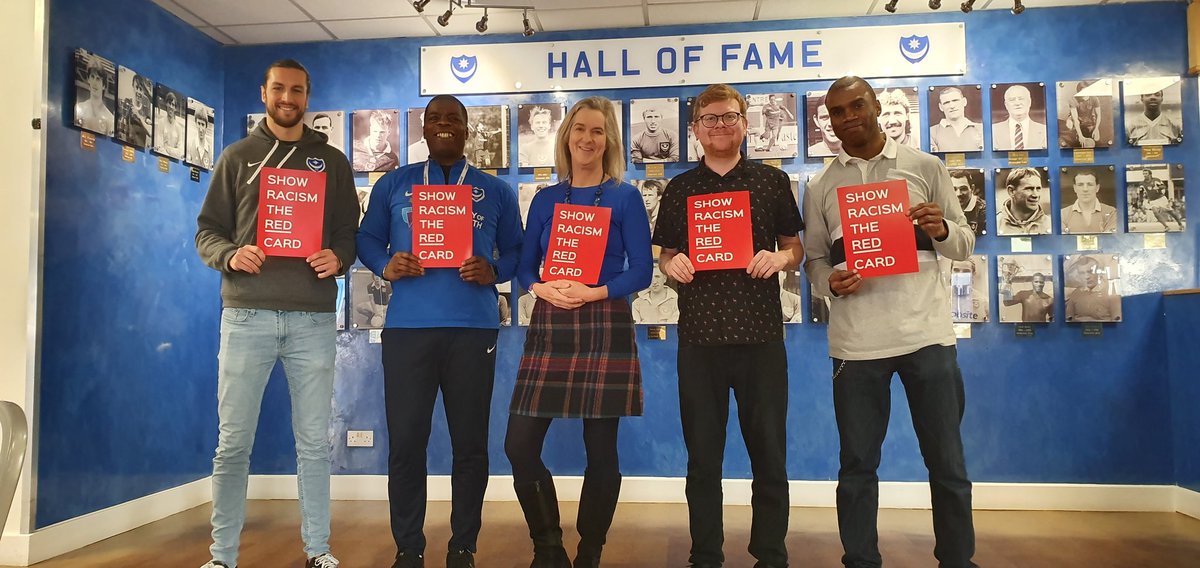 dukehh49's tweet photo. Show racism the red card activity at Fratton Park, 4 local primary schools in attendance #iamduke #pitc #christianburgess #inclusion #diversity #equalityforall #education https://t.co/5qMNdDQurd