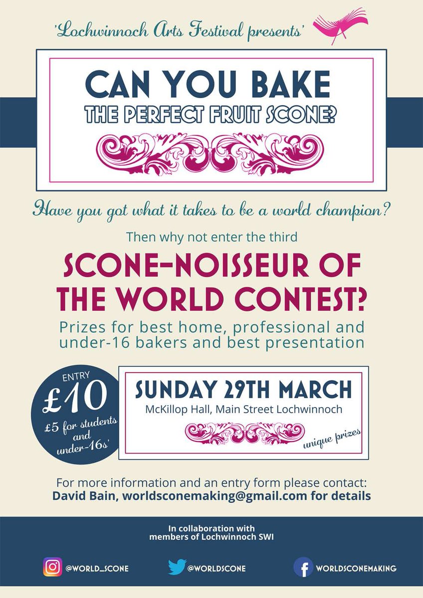 worldscone's tweet photo. ℹ️ For more information please visit https://t.co/CG2KAzVuH3

📋 For entry forms and all other enquiries please email David:  worldsconemaking@gmail.com https://t.co/e9HTpkn4iX