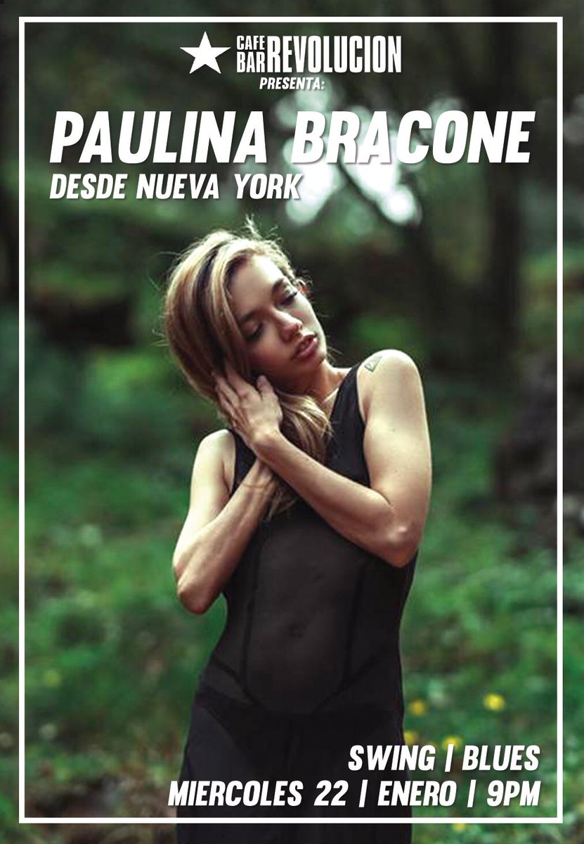 elrevomx's tweet photo. ✨Esta noche Paulina Bracone engalana el escenario del Revo ✨

Una sensual selección de swing y blues para prender las vibras de mitad de semana, es justo lo que necesitas. 😉 https://t.co/vZOCe9g3aS