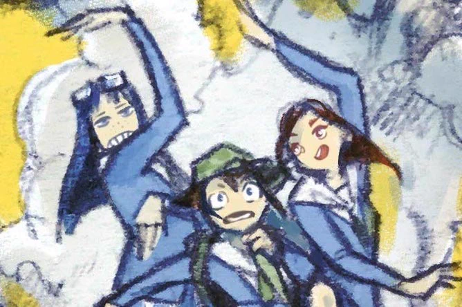 白黒の時、5ミリくらいの顔面に指震わせながら描いてたから表情のクセがすごいの 
