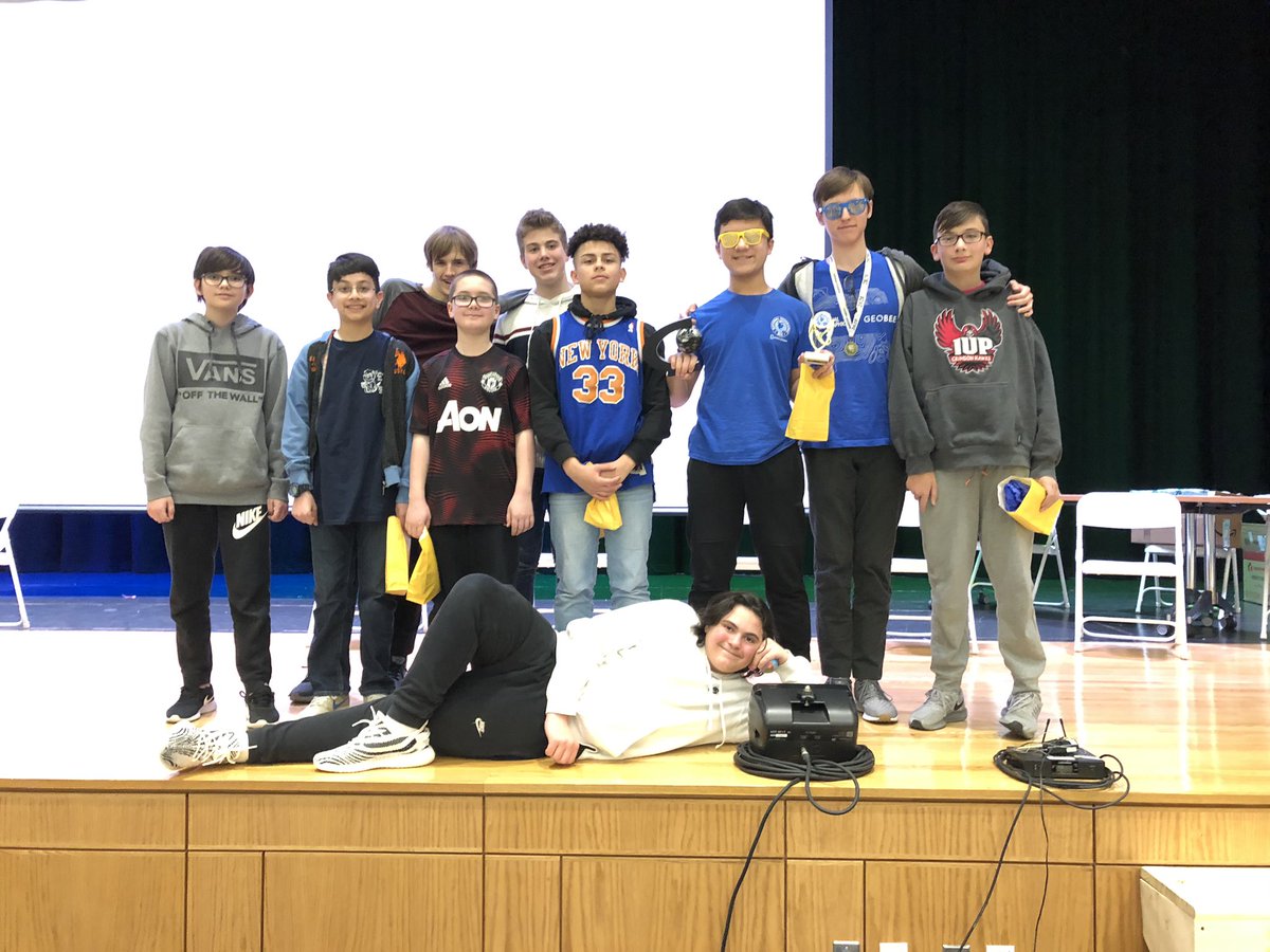 hess_nms's tweet photo. Impressed by all our finalists in today’s #natgeobee school final. A special congrats to Ethan (for making the finals all three years he has been at @NitschmannMS ), William (3rd place), Robert (2nd place), and Rowan for repeating as school champion!! https://t.co/7GafZr1pID