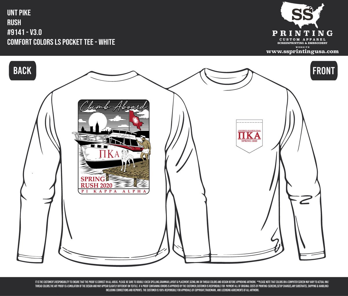 Go to untpka.bigcartel.com to purchase spring rush shirts! #rushpike