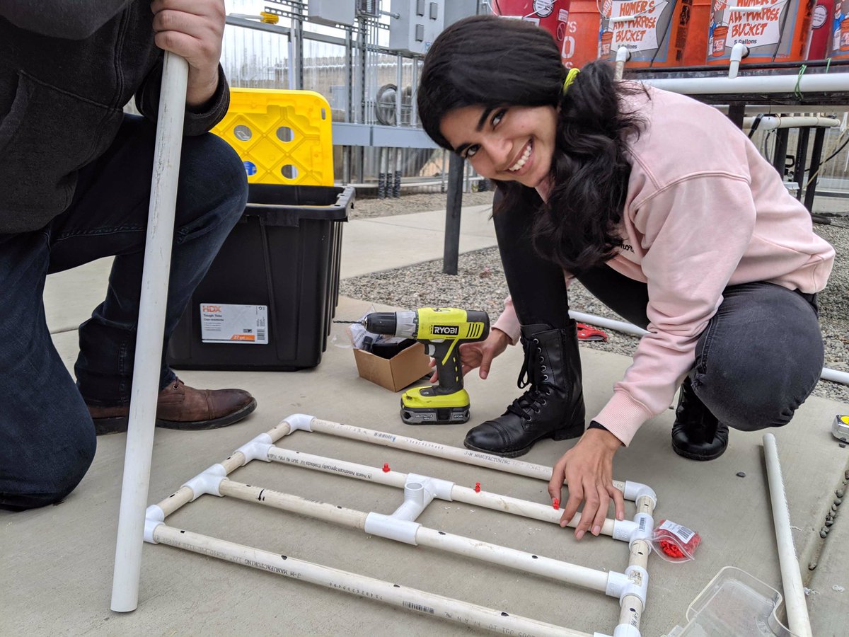 Ag Workforce Development starts in Elementary School, but in High School they get to use really fun tools!  #hydroponics #agworkforce #nextgeneration #edibleeducation #workforcedevelopment #backtoschool
