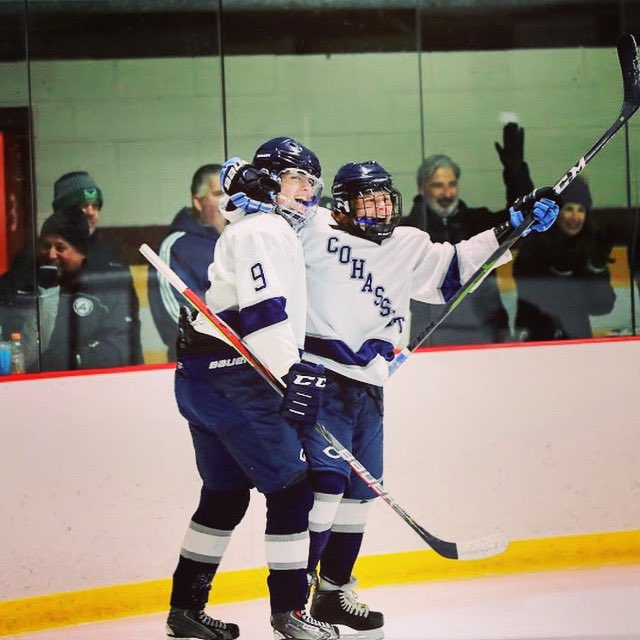 SkipsHockey's tweet photo. ALL THE FEELS
keep feelin’ em * round 2 starts now 
#cohassethullhockey #bettertogether
#teamwork #shorty #shorthandedgoal #allthefeels #winningmindset #fortheloveofthegame #hockeyfam #stayoutthebox #playsmart #passthepuckigotthis
@CohassetSports @HullPirates @HHSUltimateFans https://t.co/4o0KfsTNjK