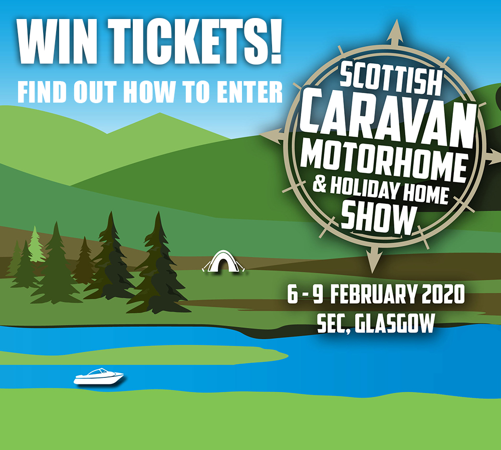CampWithStyle's tweet photo. RT TO WIN! Win Tickets To The Scottish Caravan, Motorhome &amp; Holiday Home Show 2020 @Caravanshowsec - 2 pairs of tickets up for grabs, just follow and RT us to enter! 

Full T&amp;Cs https://t.co/2h6ne1ke4e #competition #WinItWednesday 

Comp ends 31/01/2020 https://t.co/Qd4D1eLNcZ