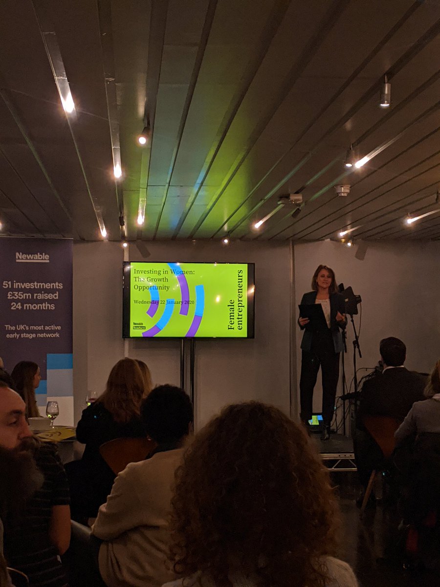 Check out page 28 and <a href="/ThisisJoOsborne/">Jo Osborne</a> Q&amp;A. Full house for <a href="/Beauhurst/">Beauhurst</a> <a href="/Newable/">Newable</a> launch of #FemaleEntrepreneur Report #London #investment #insight