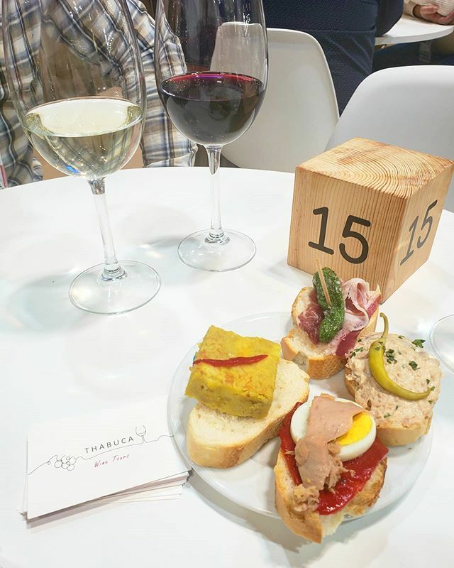 Thabuca's tweet photo. First day at #Fitur2020 promoting our wine and food experiences in #BasqueCountry and #Rioja. https://t.co/pb1DVs42MB https://t.co/MMkGt4zVWx