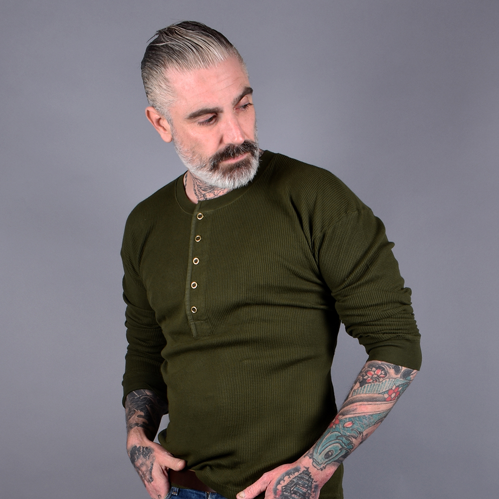 SHEEHANANDCO's tweet photo. Our Long Sleeve Thermal Henley's are on Sale ⚠️

Now available in multiple colors 🎨
https://t.co/59vZqBb71G

#longsleevethermal #henleylongsleeves #danielsheehanandco #mensfashion #tattoos #mensclothing #beards #ink #style #fashion #vintageinspiredclothing https://t.co/ugKZloNRF8