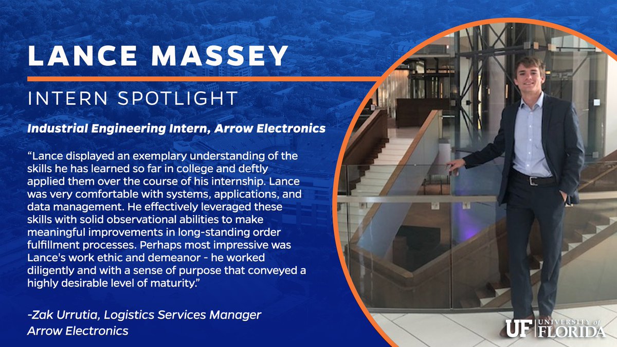 Lance Massey, Intern spotlight