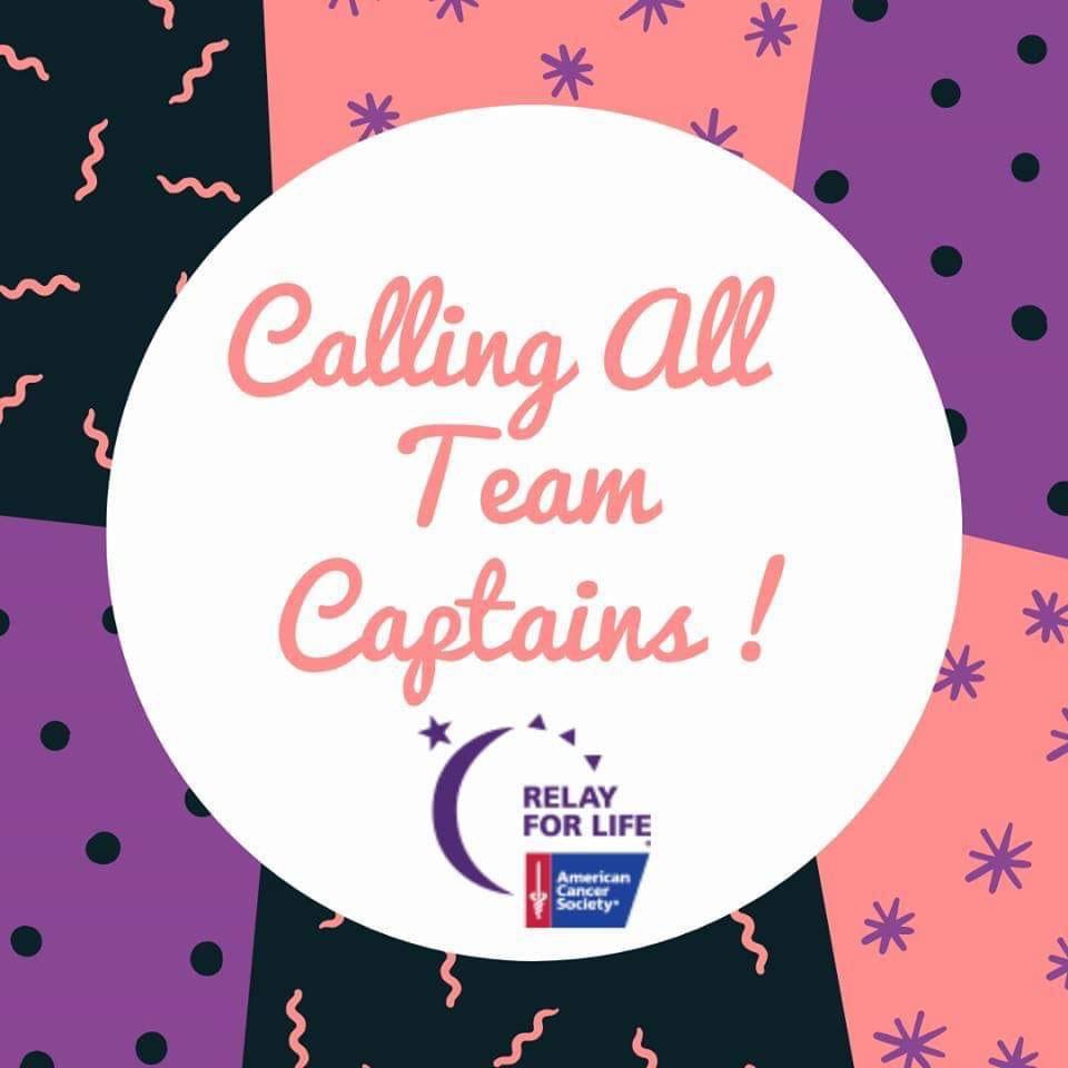 rflkcb's tweet photo. Calling All Team Captains and Relayers!! Next week, Jan 23 is our Team Captain Kick Off. We are so excited to come along side you for an incredible Relay Season. If you haven't already, you can register now at https://t.co/BpTxBufR3Q 💜 https://t.co/9aRUpjIDLF