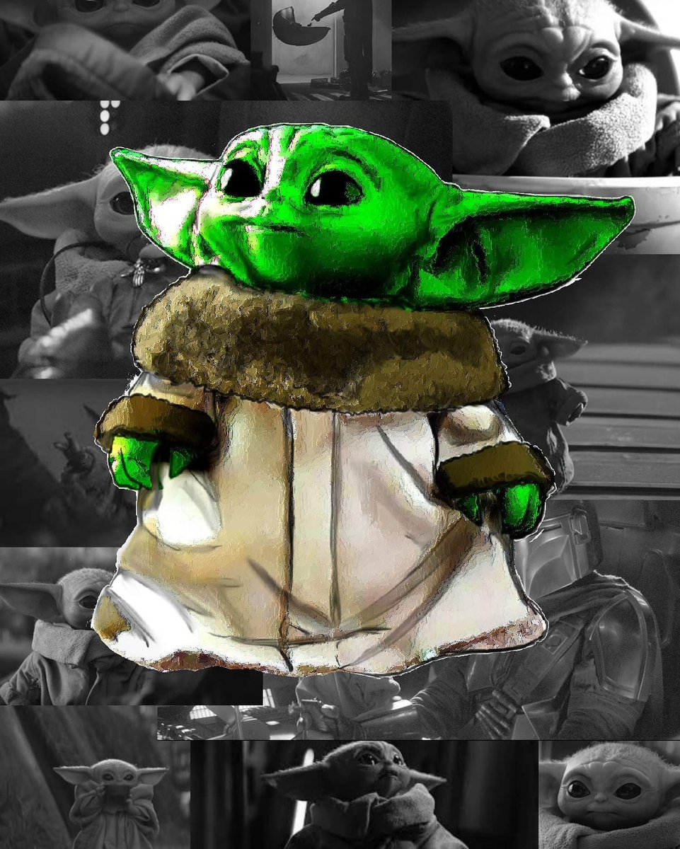 CRart_studio's tweet photo. WIP!
Baby Yoda colash!
.
.
#babyyoda #thechild #starwars #themandalorian #carlosanthonyart #nerdart #popculture #art #starvingartist #colash https://t.co/7YlTr8QLC6