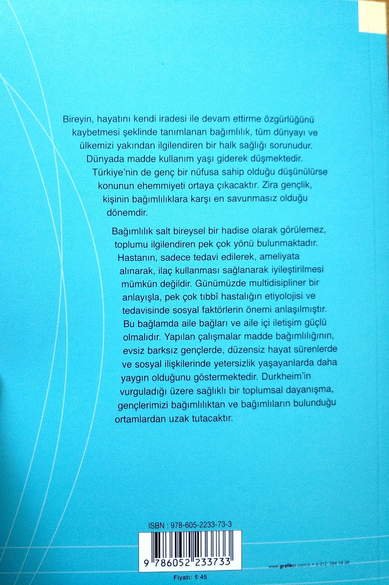 hurmahmut's tweet photo. Sosyal Hizmet bölüm kitaplarını hem bilimsel hem de ders kitabı niteliğinde yeniden üretiyoruz. Bağımlılıkla ilgili eserimiz bu serinin ilk kitabıdır. Emeği geçen herkese teşekkür ederim. https://t.co/LP8XKEKhFL