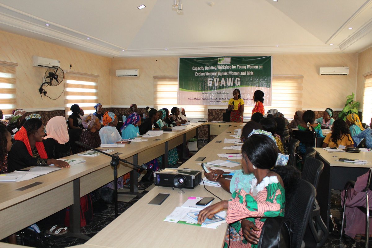 rahmatabdullahi's tweet photo. Important to reiterate that for women, most especially the young ones, to achieve their full potential and position in the global society, we must raise the number of women in politics, end gender inequality & violence against women.
Thanks @womenfundng for the #EVAWGProject. https://t.co/XEowzXWza4
