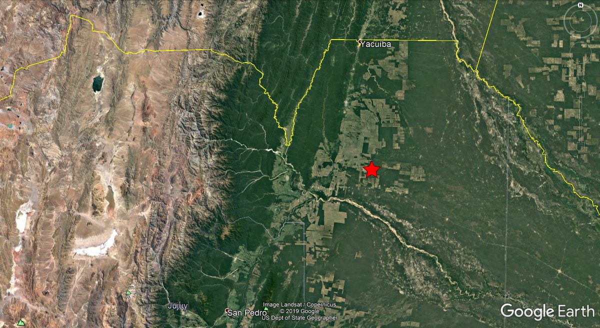 earthquakevt's tweet photo. ⚠️#Argentina🇦🇷: Un sismo leve de magnitud M4.5, se registró a 15 KM al N de #Hickmann, provincia de #Salta. Profundidad: 553 KM.
Source info: INPRES.
¿Sintió el sismo?, ¡cuéntanos!.
#EQVT,#quake,#earthquake,#seísmo,#sismo,#temblor,#terremoto. https://t.co/86jJTkeBb0