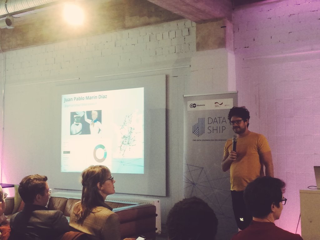 claudibaez's tweet photo. . @datasketch rocks in @HacksHackersBER cc @jpmarindiaz #dataship https://t.co/x0kCq2WfR0
