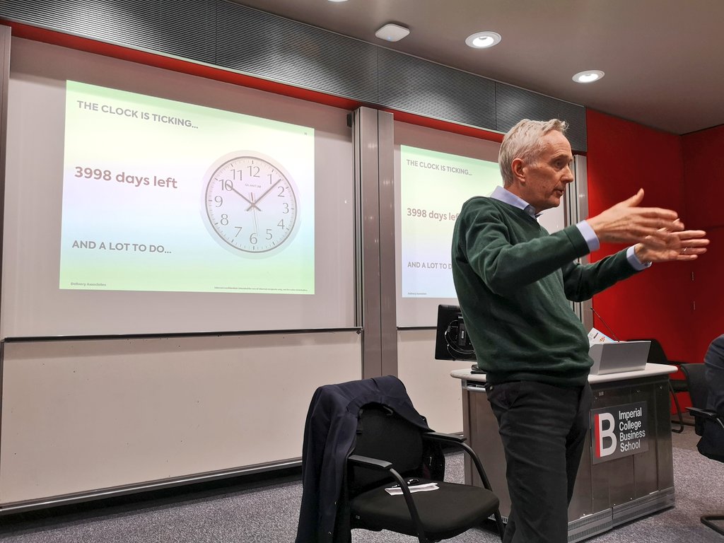 Imperial_IGHI's tweet photo. Wrapping up an excellent, engaging and inspiring talk from Sir @MichaelBarber9 on the UN #SDGs. There is much to be done to meet these ambitious global targets, and the clock is ticking, but "I'm a terrified optimist. It's a real challenge, and it's scary." https://t.co/8Bfj9OcafX