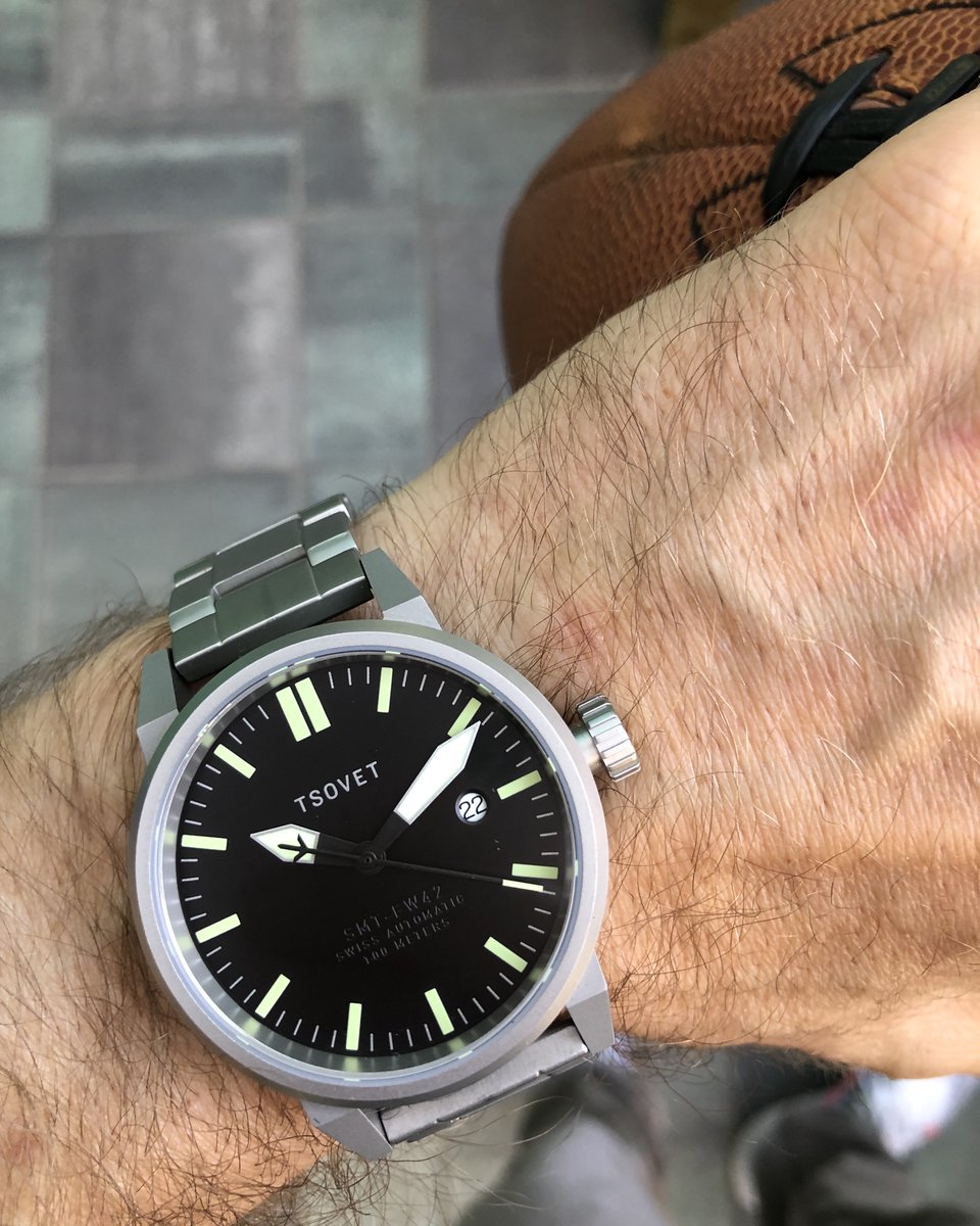 TheWatchGang's tweet photo. It's #WristCheckWednesday and we're loving this midweek #Tsovet and football combo 😍 What's on your wrist today? https://t.co/ipxRFyA7sq