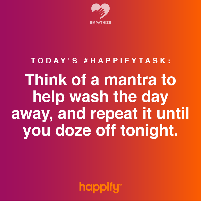 Twill_happify's tweet photo. What mantra will you say tonight? #happifytask https://t.co/2uvEO5v0O3