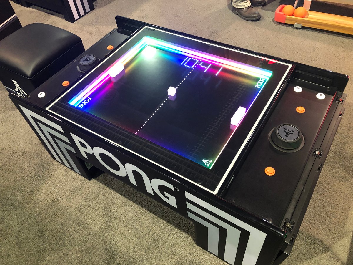 atari's tweet photo. Every game room needs one. @ataripongtable 
📸: @tomsguide https://t.co/Mr8m13TOEH