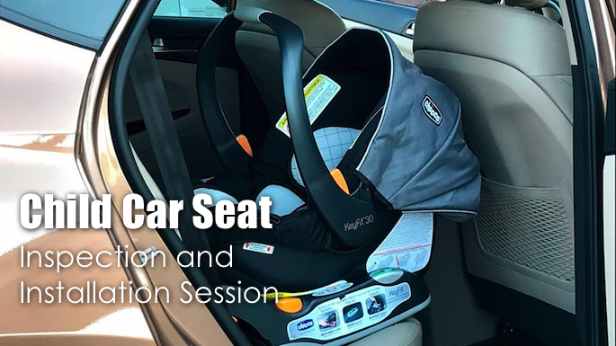Come this Saturday's (Jan 25) FREE APD Child Car Seat Safety Inspection (from 8AM-12PM). Make sure your child's car seat is installed properly! Open to everyone--you don't need to be a Alexandria City resident. There will be covered parking in case it rains!