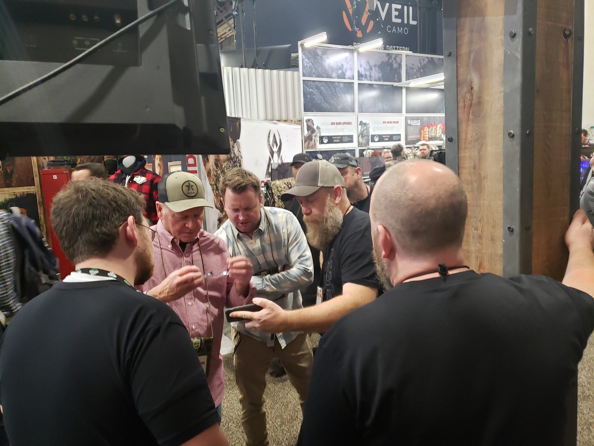 spartancamera's tweet photo. Jeff and David of @thelindseyway stopped by the booth to share stories and play with our upcoming livestream #trailcamera! Stay tuned for a video later today.
#shotshow2020 #shotshow #huntingcamera #hunting https://t.co/TUqO05KCix