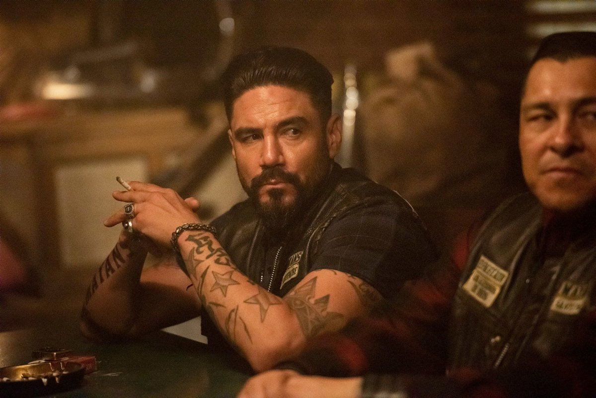 KingCardenas_'s tweet photo. #ClaytonCardenas #AngelReyes #FrankieLoyal #MayansMC #MayansFX #ClaytonsLeftArm https://t.co/wFYcJ6IBNr