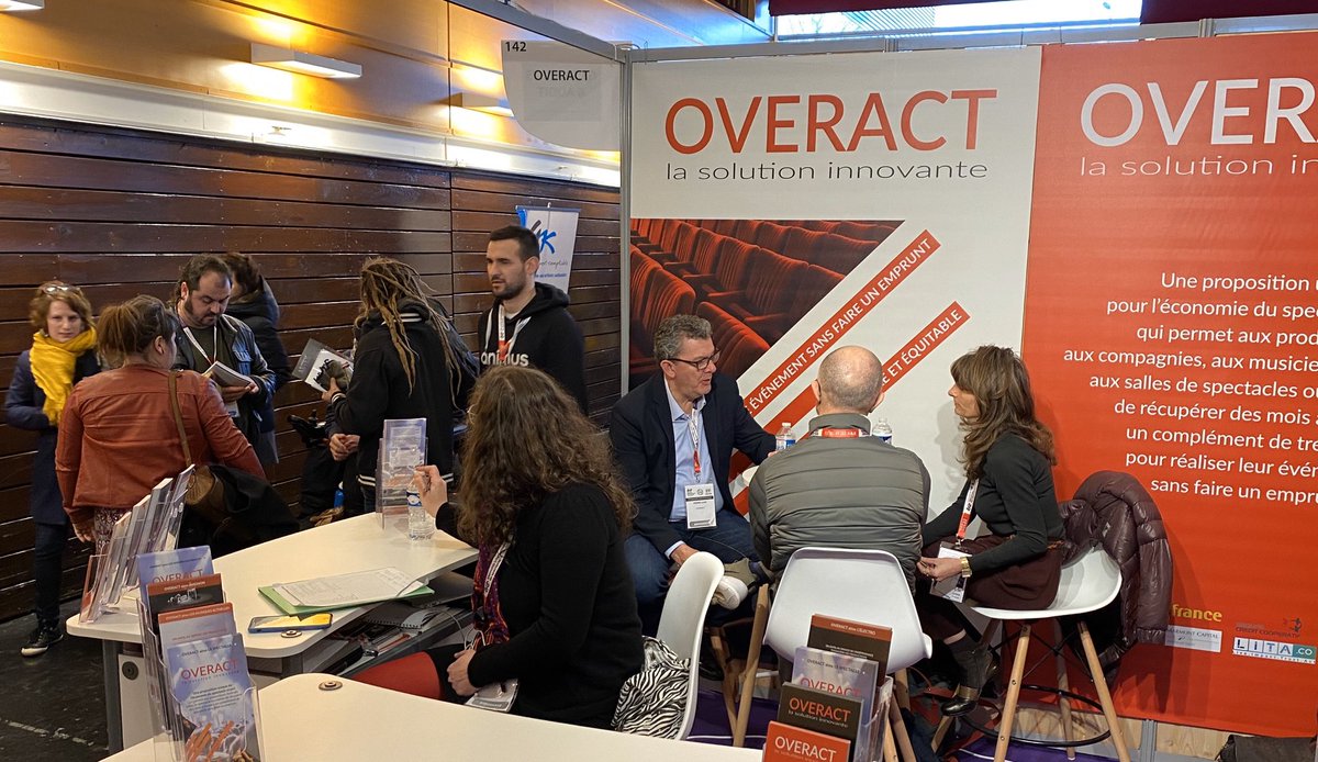 overacteurope's tweet photo. The place to #BIS with OVERACT 😉 @ BIS - Biennales Internationales du Spectacle https://t.co/G8YYGcVeCT