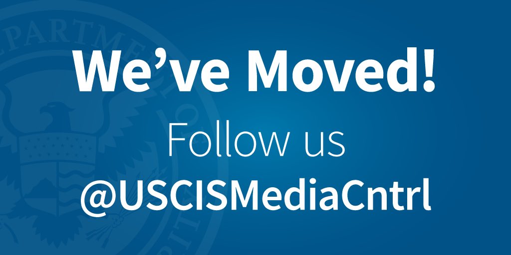This Twitter account will no longer stay current. Follow us at our new regional handle, <a href="/USCISMediaCntrl/">USCIS Media - Central Region</a> !