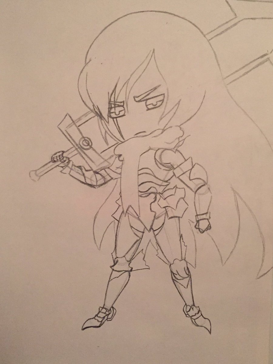 NathanielMcnei9's tweet photo. Iโm back from my absence and hereโs my first post in 2020. Redrawn Chibi Seigfried in a much cooler tone and style. I will be adding more finishing touches to him.๐ #SOULCALIBURVI #SOULCALIBUR #SOULCALIBUR6 #Seigfried #chibi #sketching #firstpostin2020 #NewYork #artist #2020 https://t.co/VDoMFpuEyR