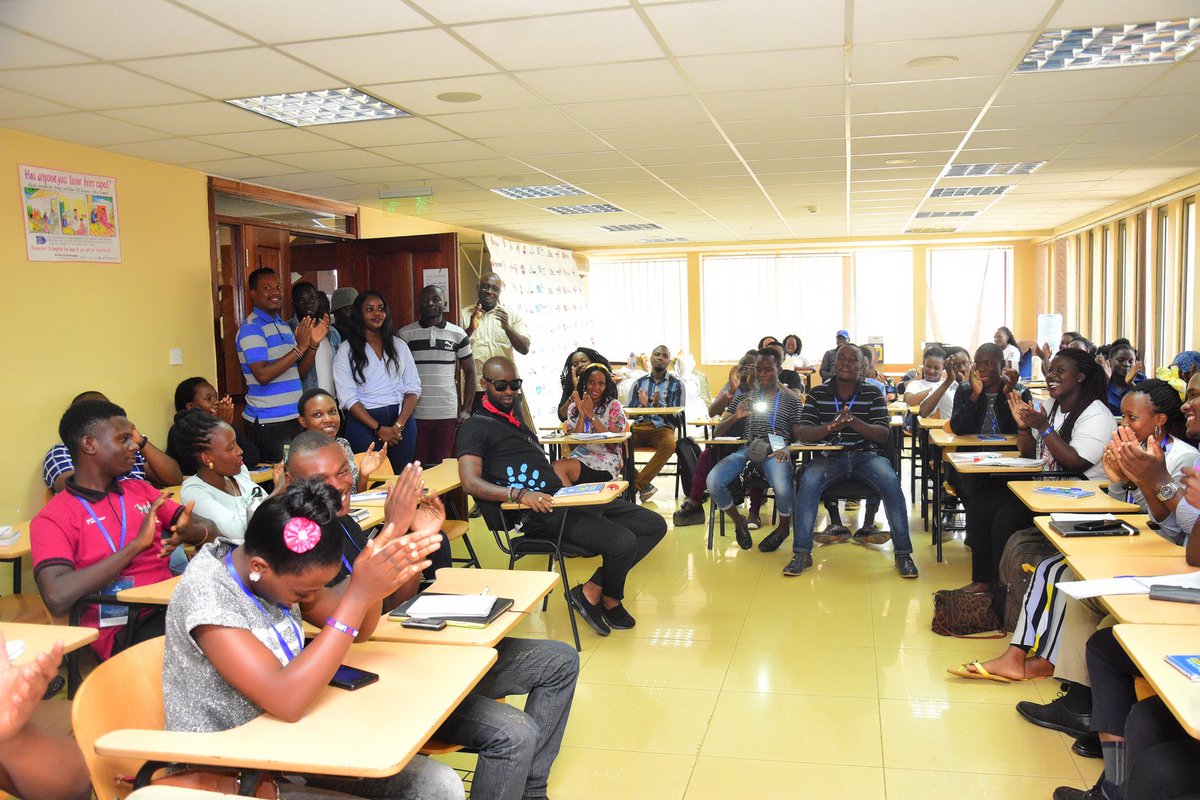 Earlier today with Reach A Hand Uganda inspiring young people on how success can be achieved in believing in themselves.