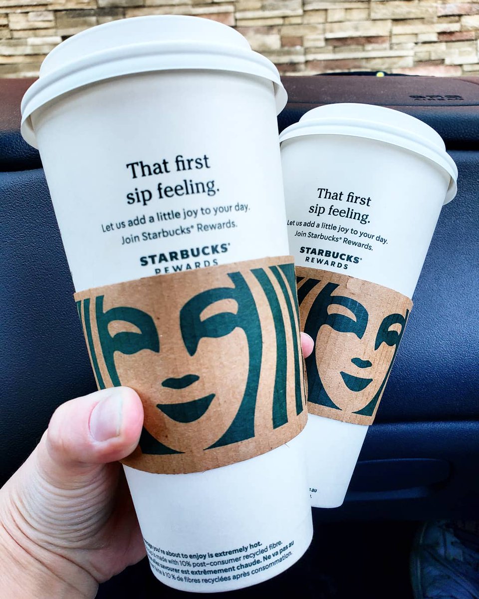 A huge shout out to Kayla @PEIStarbucks on University for these delicious coffees and making filling our day cheer! 😊☕ <a href="/Starbucks/">Starbucks</a> <a href="/StarbucksCanada/">Starbucks Canada</a>