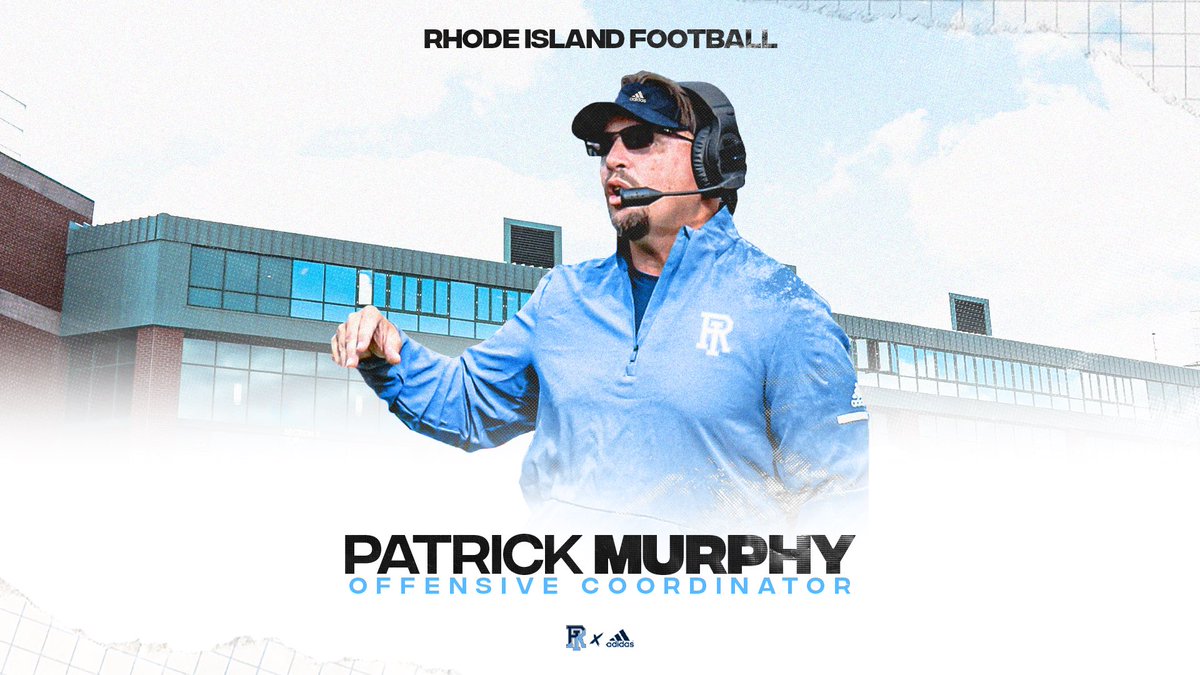 RhodyFootball's tweet photo. We are excited to welcome @CoachMurphURI to our football family! #GoRhody https://t.co/5jue4mgooF