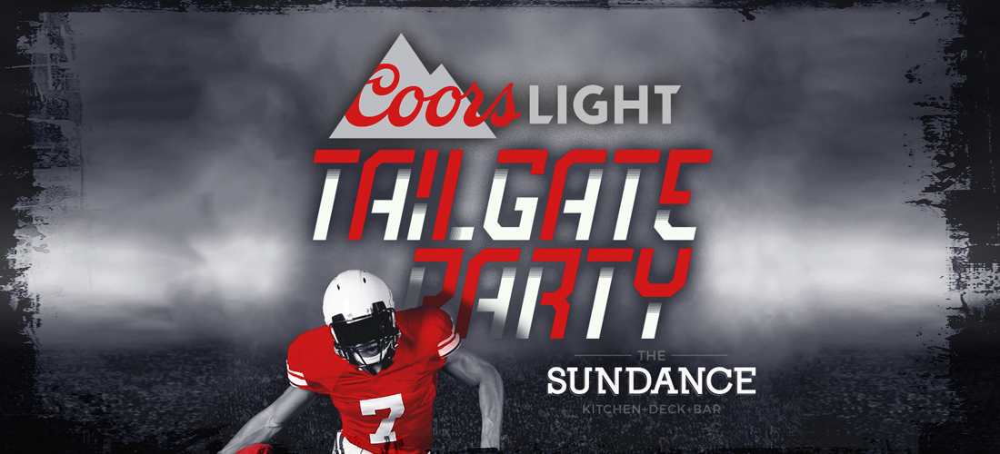 Win 5 VIP passes to the Coors Light Tailgate Party! Multiple giveaways per day! Free food provided and a free gift from Molson 😎
Buckets specials and Free Prizes given away!
VIP 5-7PM! General admission 7PM - Free to everyone!
To enter, visit Facebook.com/SundanceOnGeor…