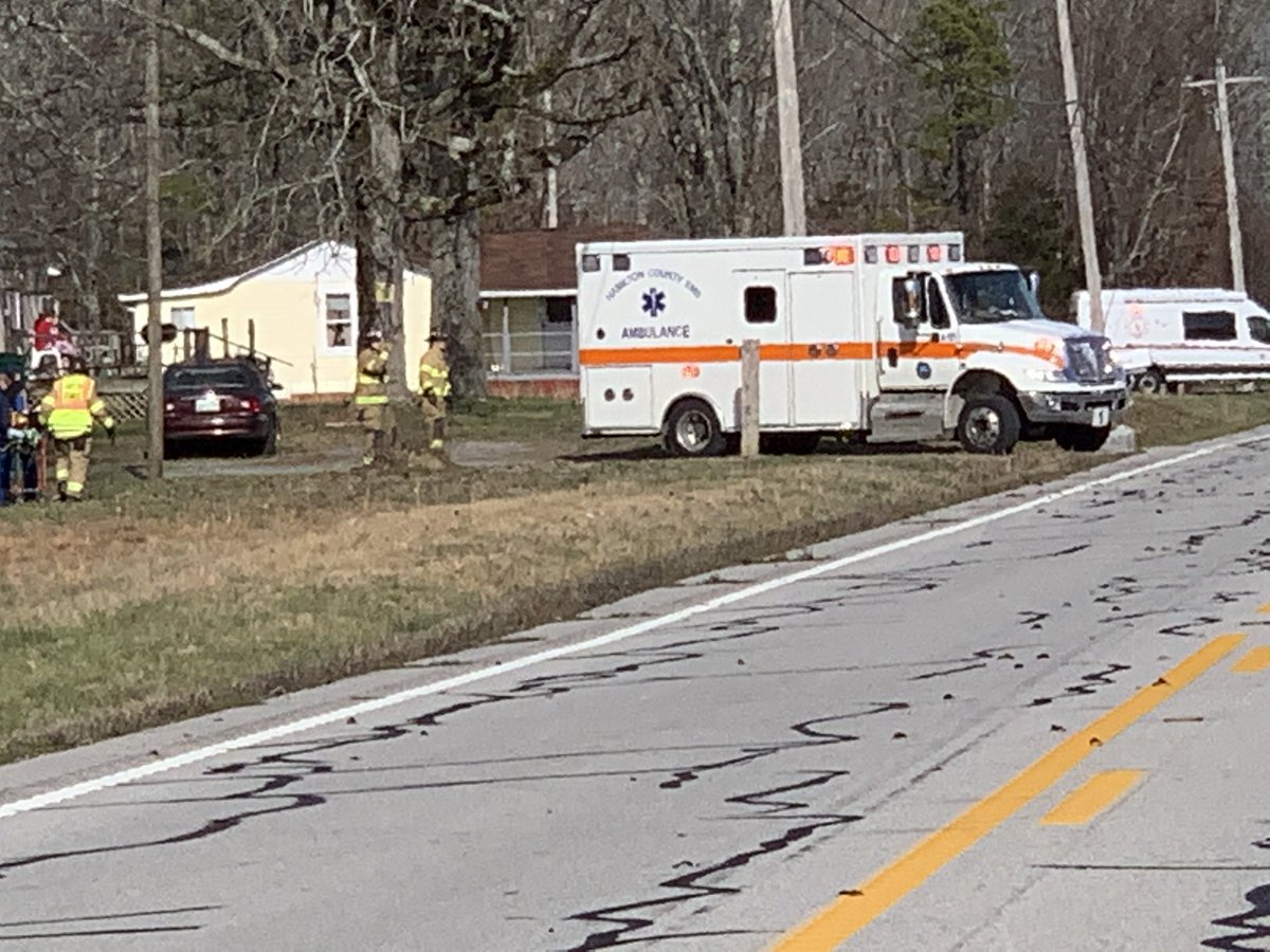 BMCPhotog's tweet photo. Highway 58 closed just north of Grasshopper Rd. due to crash. Life Force on ground now waiting to transport one person. https://t.co/c5fbNSgOVm