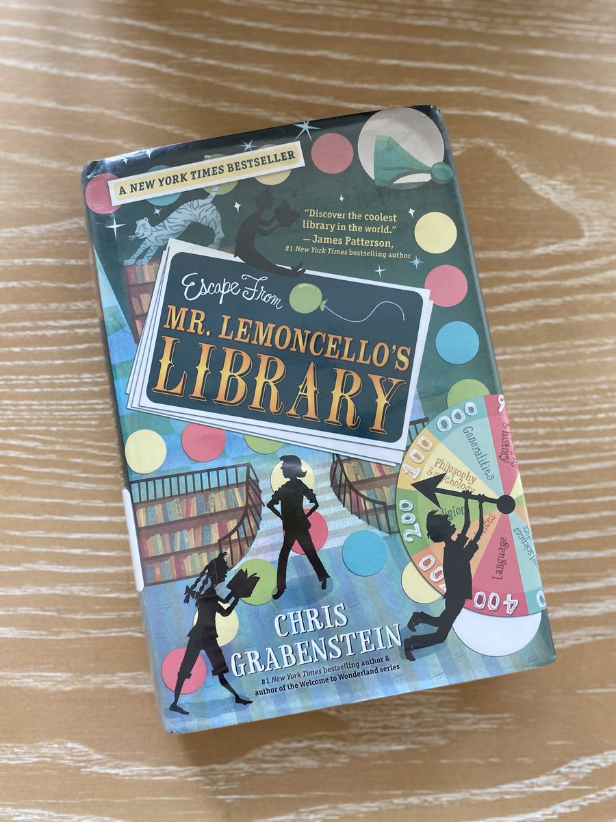 amandahallman's tweet photo. Thank you @CGrabenstein! We’ve been reading #escapefrommrlemoncelloslibrary for several sessions now.  My student is HOOKED on this 📖! It’s great to discuss character changes &amp; events drawing on specific details! #elarl43 #hashtag180 #teachingtakeaways https://t.co/xuAckHqVOR