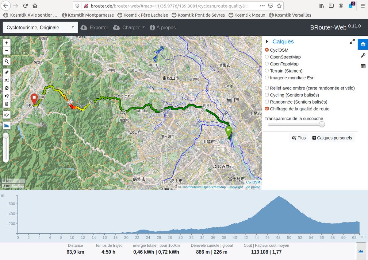 CyclOSMorg's tweet image. .#CyclOSM is now the default map for the bicycle router ☺️
brouter.de/brouter-web/

And discover much more features for this new version 🥳