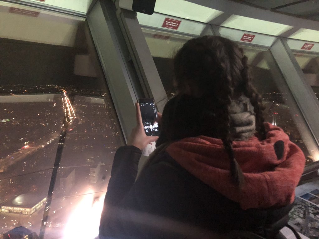 ABerlin2020's tweet photo. Enjoying the city lights at the top of the TV tower. https://t.co/CQfttvnEAE