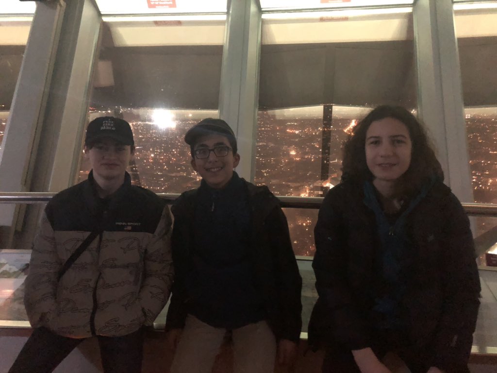 ABerlin2020's tweet photo. Enjoying the city lights at the top of the TV tower. https://t.co/CQfttvnEAE