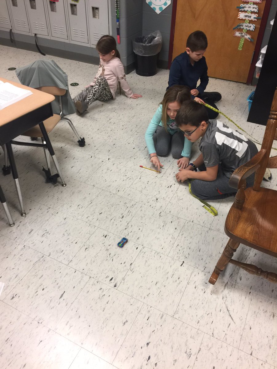 Investigating what happens when we push a toy car harder to make it move.