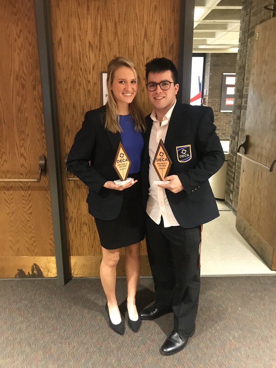 Awesome performance by seniors Morgan Coburn and David Heilbrun who placed first in their event! Love seeing their awesome leadership😃😃#IHPROMISE #ihprincipal